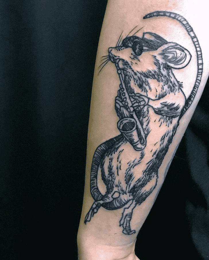 Rat Tattoo Photograph