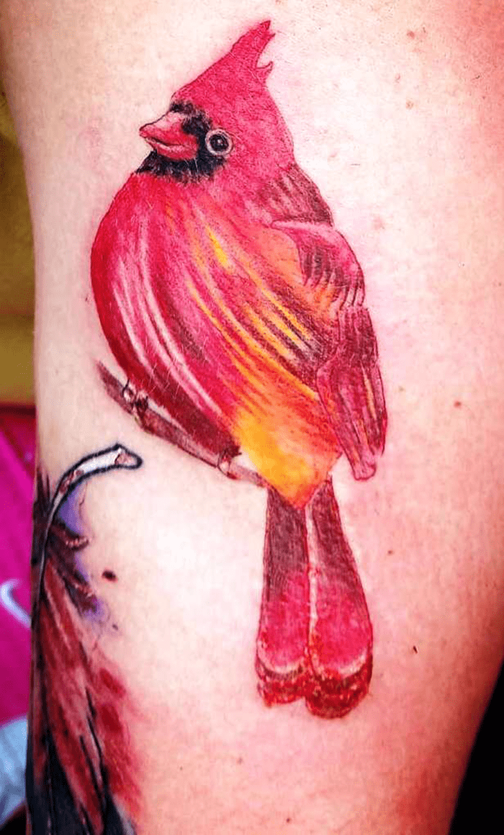 Red Bird Tattoo Ink