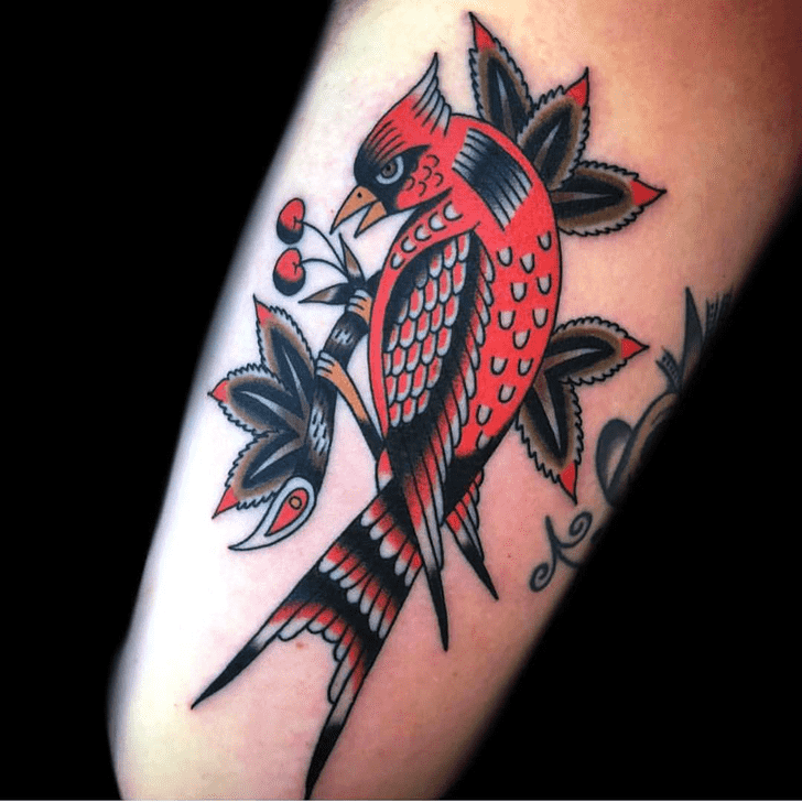 Red Bird Tattoo Ink