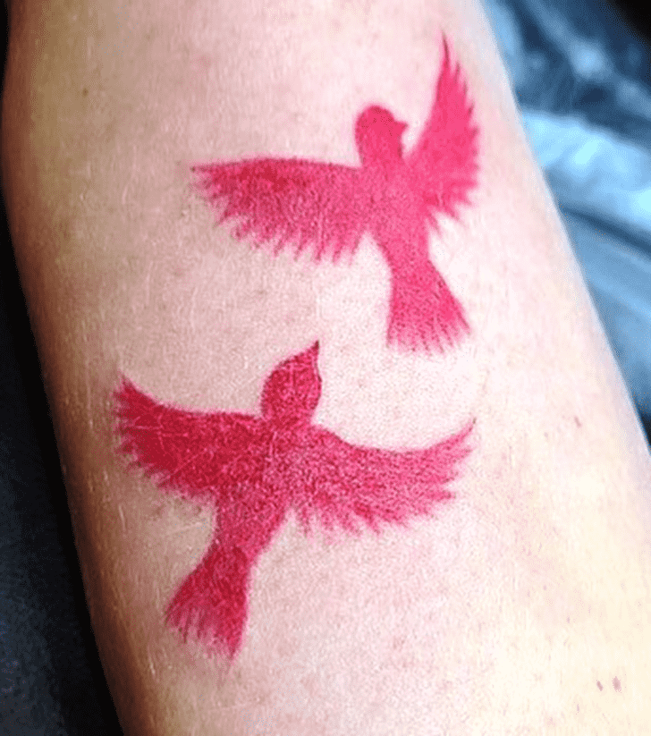 Red Bird Tattoo Snapshot