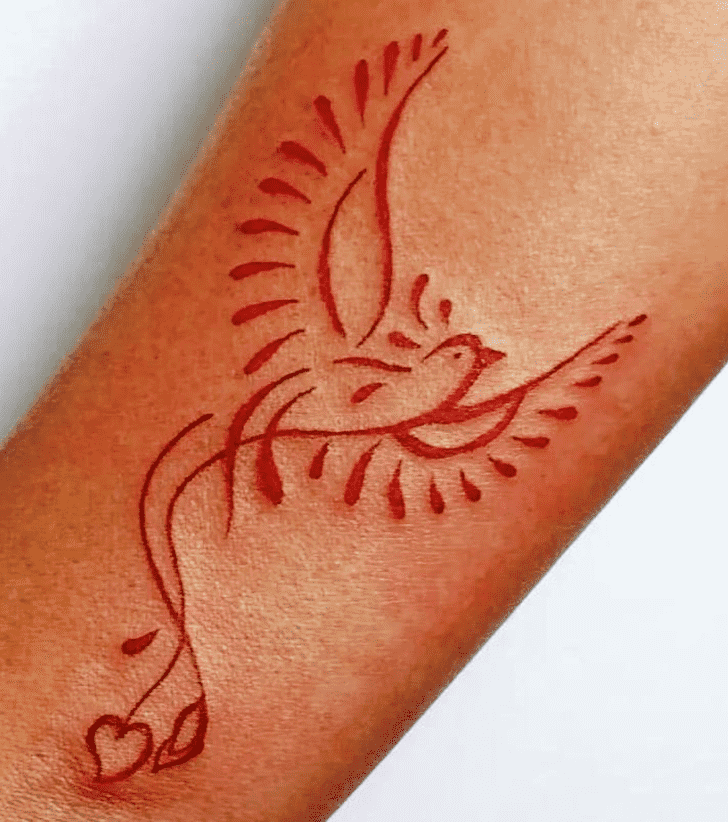 Red Tattoo Portrait