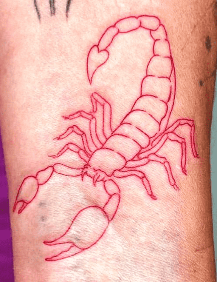 Red Tattoo Design Image