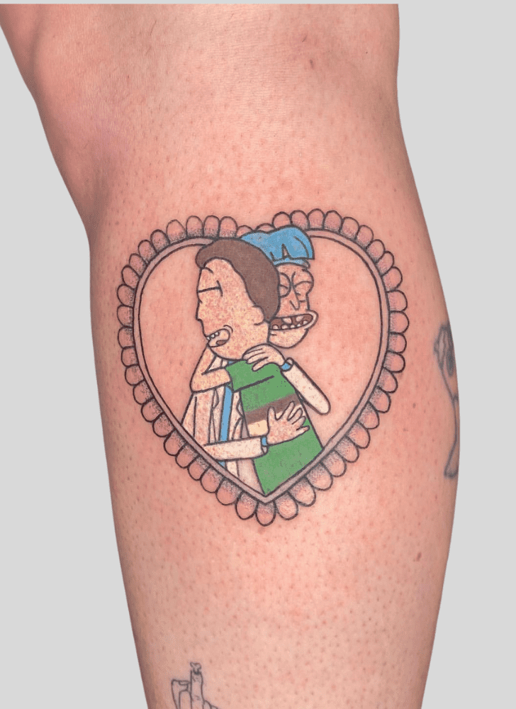 Rick and Morty Tattoo Design Image