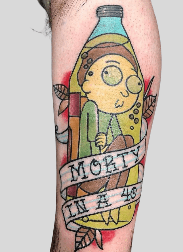 Rick and Morty Tattoo Portrait