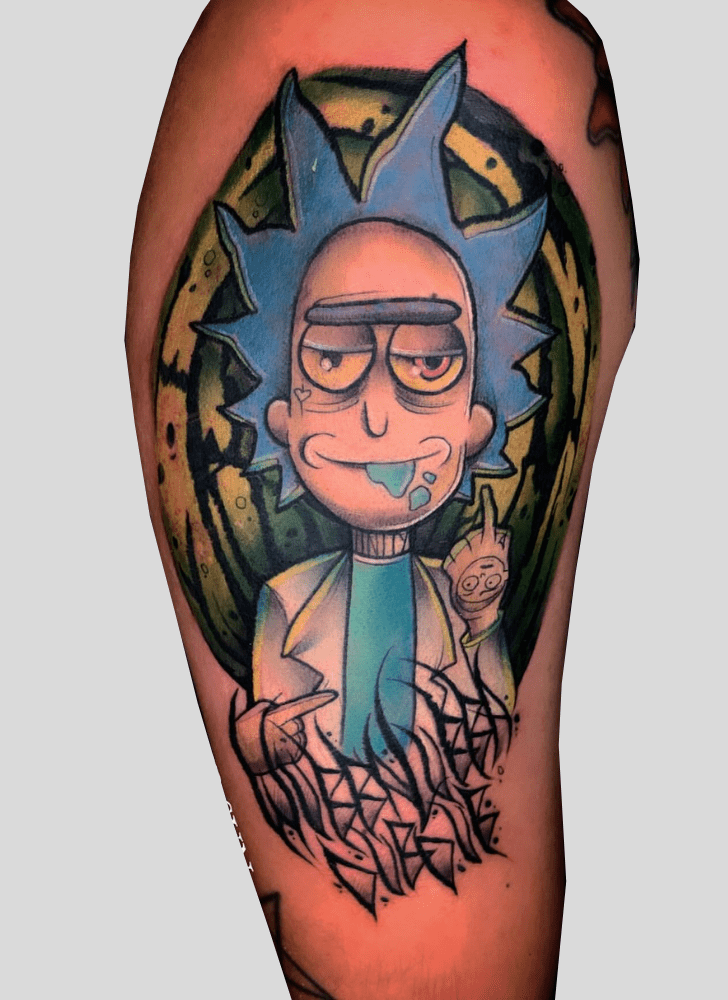 Rick and Morty Tattoo Ink