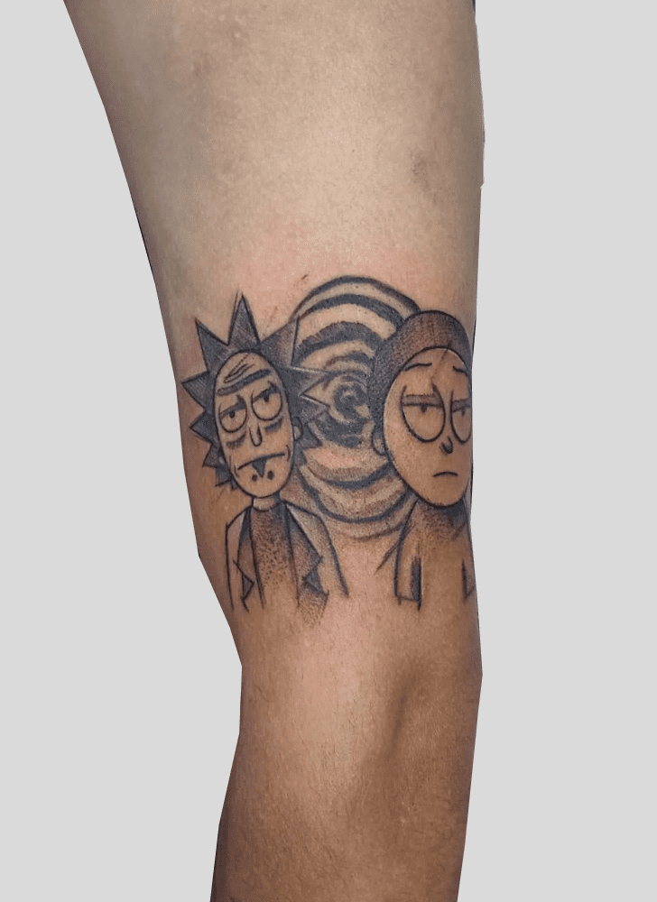 Rick and Morty Tattoo Design Image