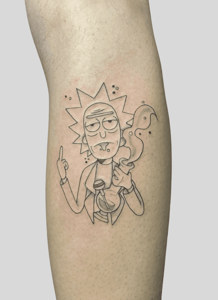 Rick and Morty Tattoo Photograph