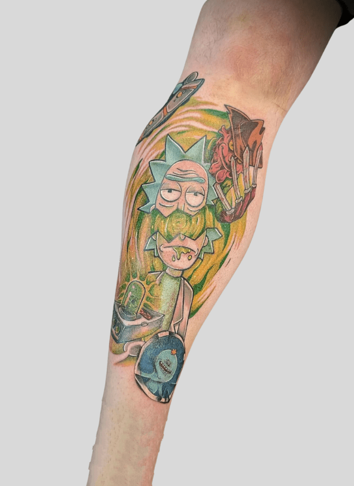 Rick and Morty Tattoo Portrait