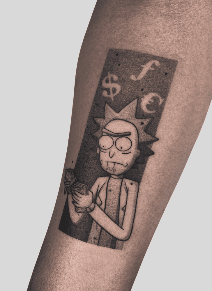 Rick and Morty Tattoo Ink