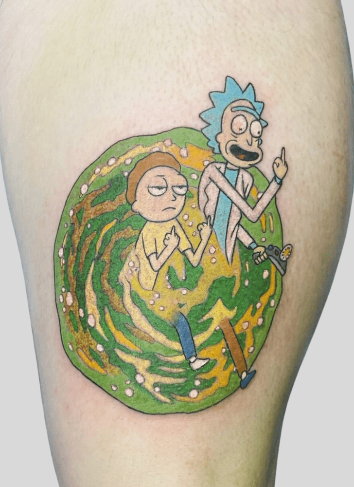 Rick and Morty Tattoo Snapshot