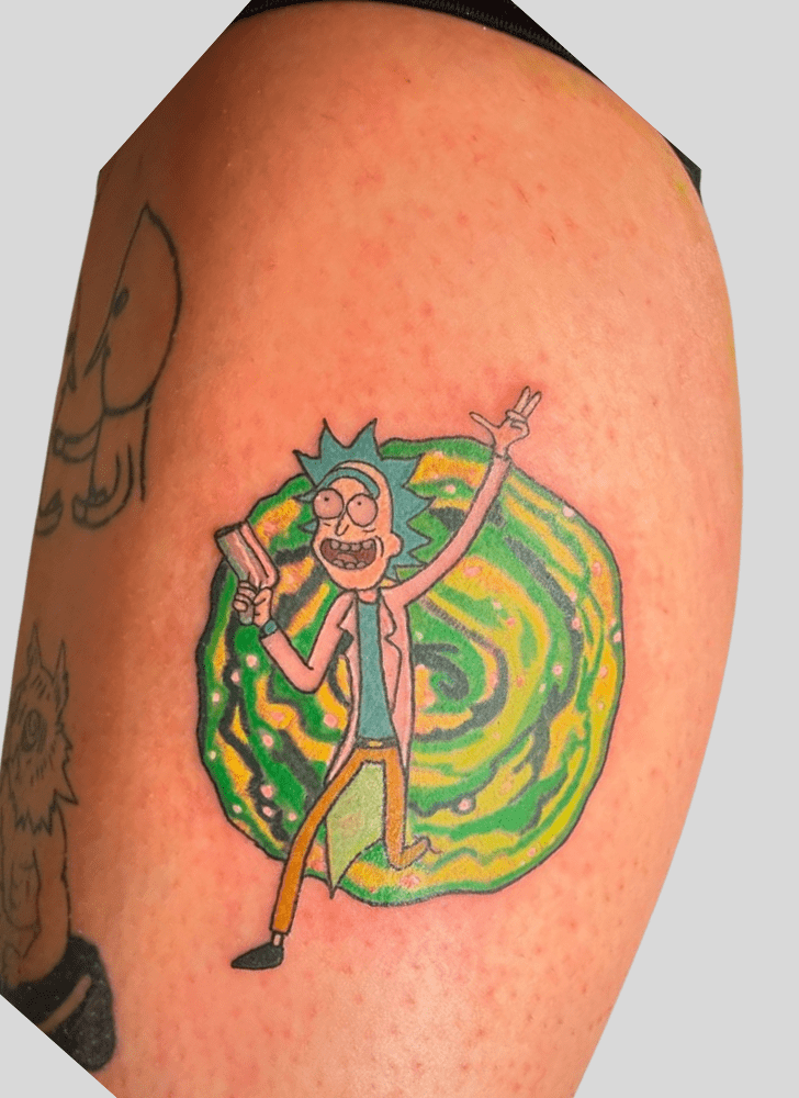 Rick and Morty Tattoo Design Image