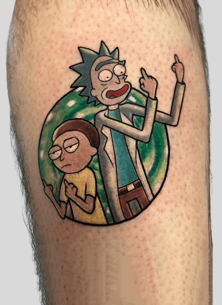 Rick and Morty Tattoo Picture