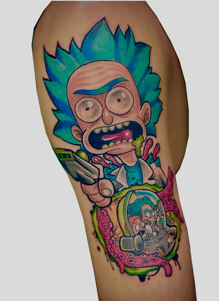 Rick and Morty Tattoo Photo