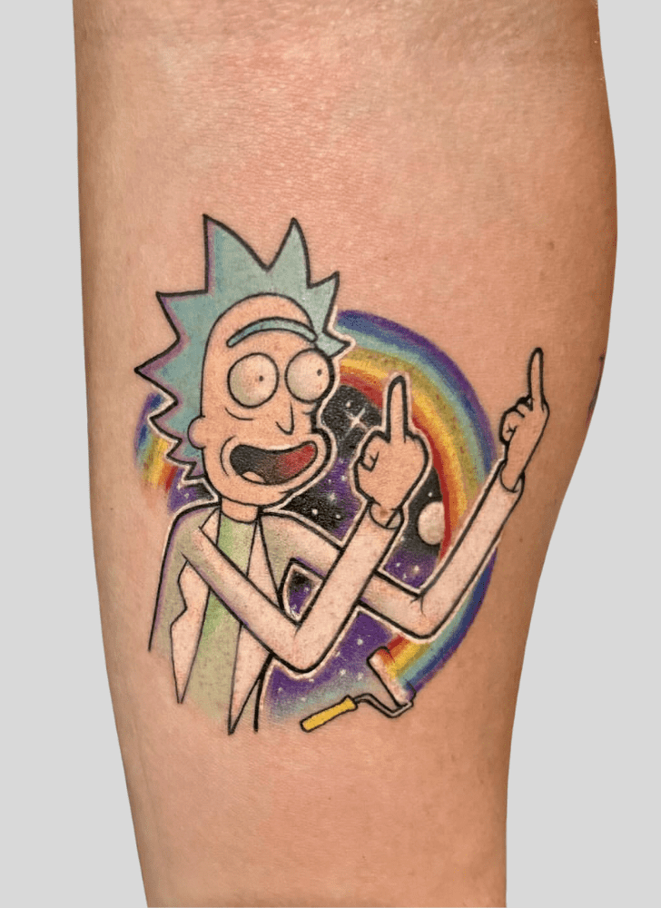 Rick and Morty Tattoo Photograph