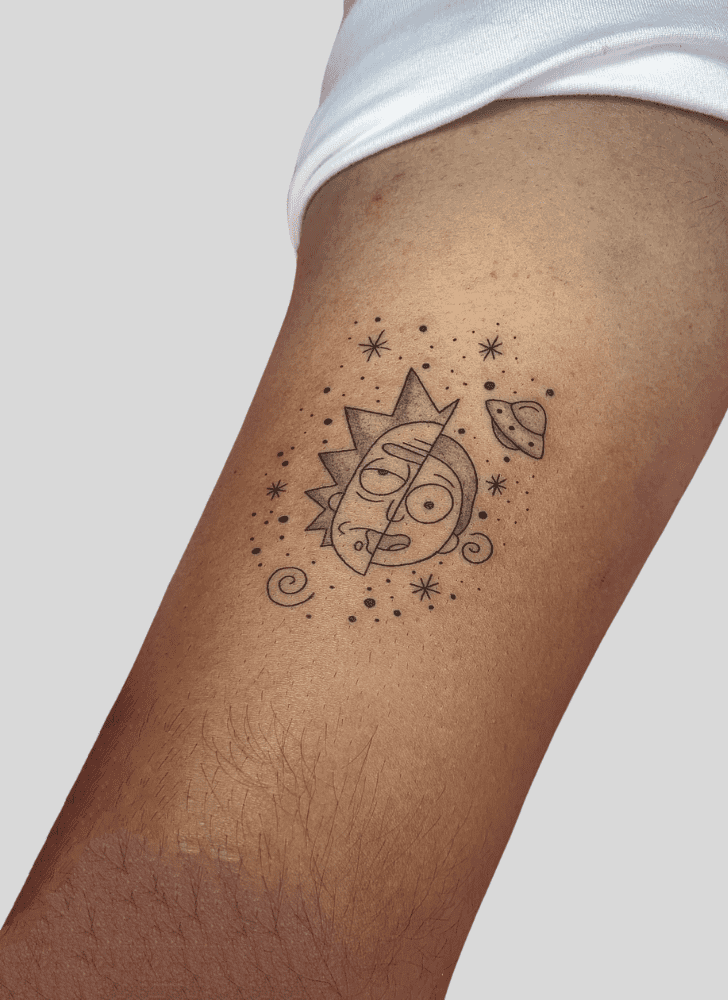 Rick and Morty Tattoo Design Image