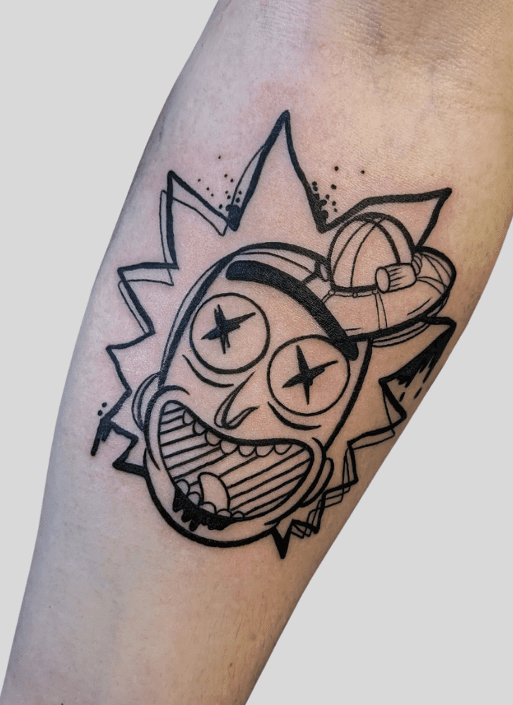 Rick and Morty Tattoo Photograph