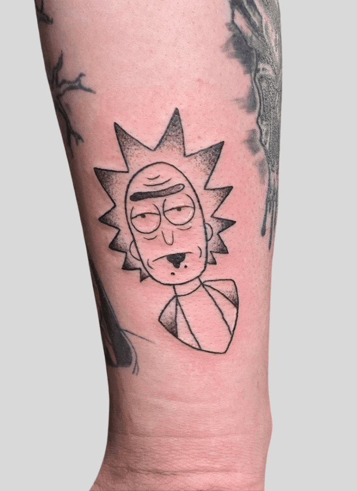 Rick and Morty Tattoo Shot