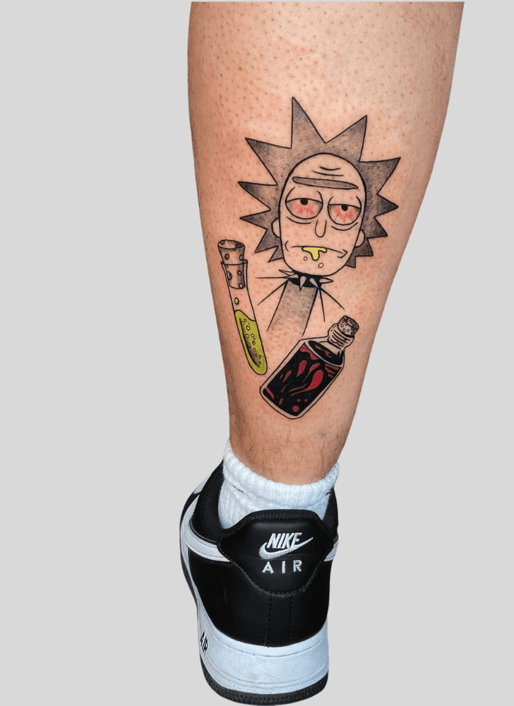 Rick and Morty Tattoo Photograph