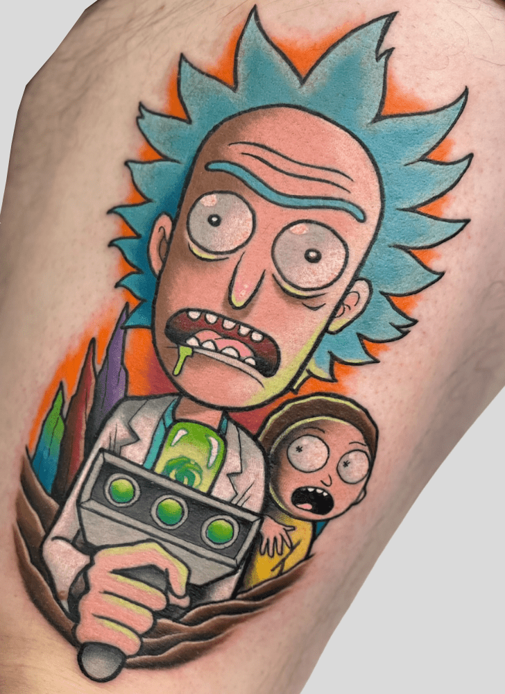 Rick and Morty Tattoo Ink