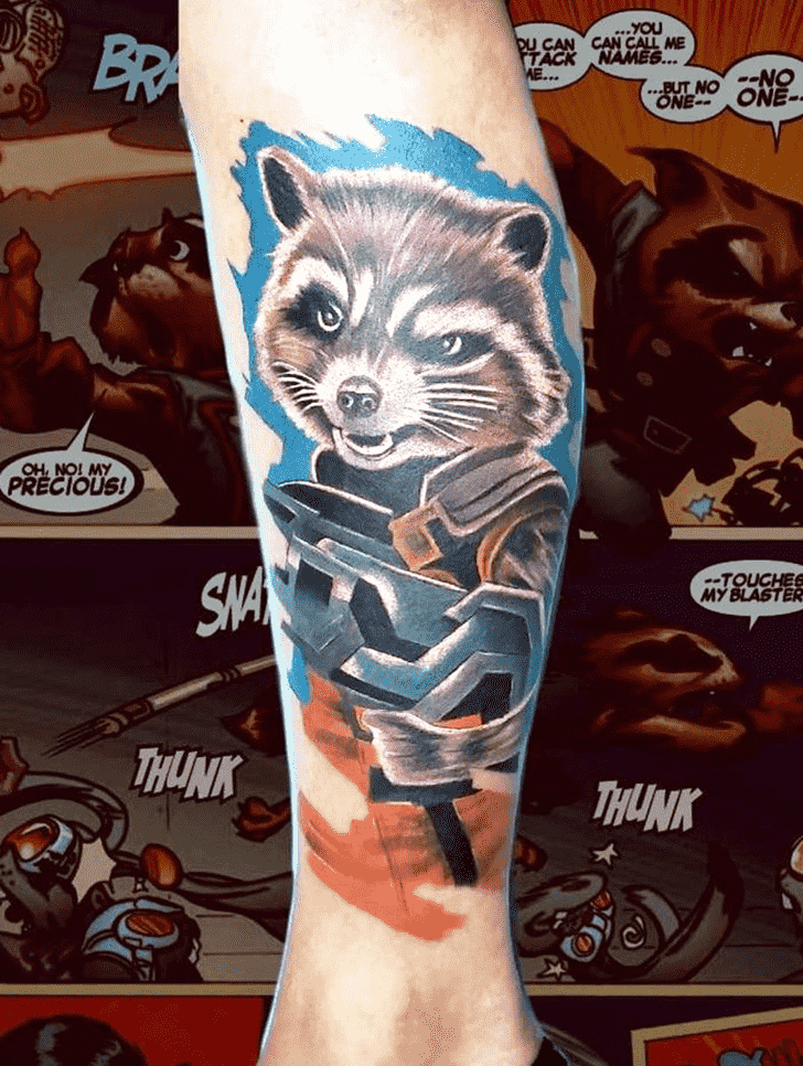 Rocket Raccoon Tattoo Picture