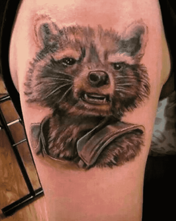 Rocket Raccoon Tattoo Photos