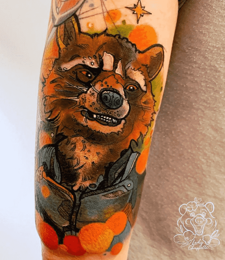 Rocket Raccoon Tattoo Picture