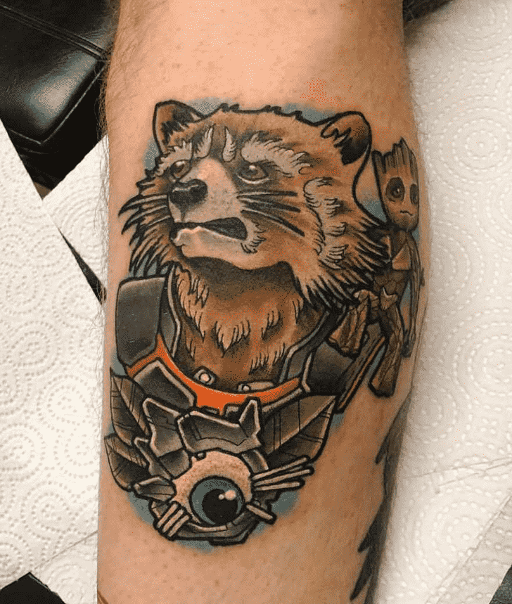 Rocket Raccoon Tattoo Ink