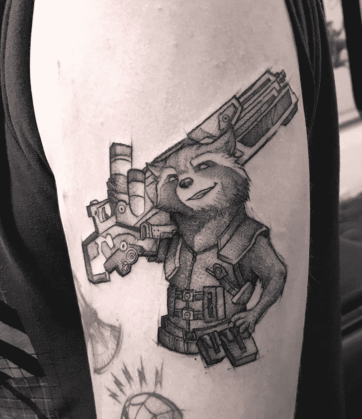 Rocket Raccoon Tattoo Snapshot