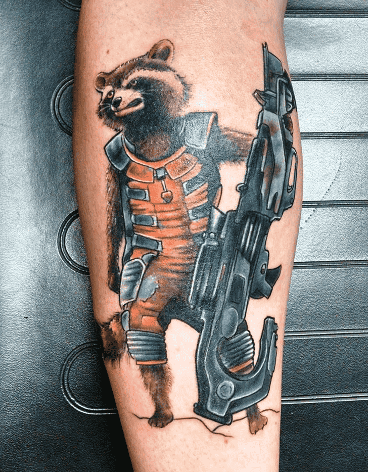 Rocket Raccoon Tattoo Ink