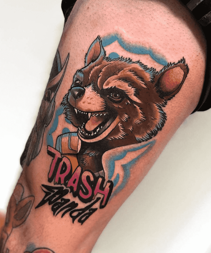 Rocket Raccoon Tattoo Portrait