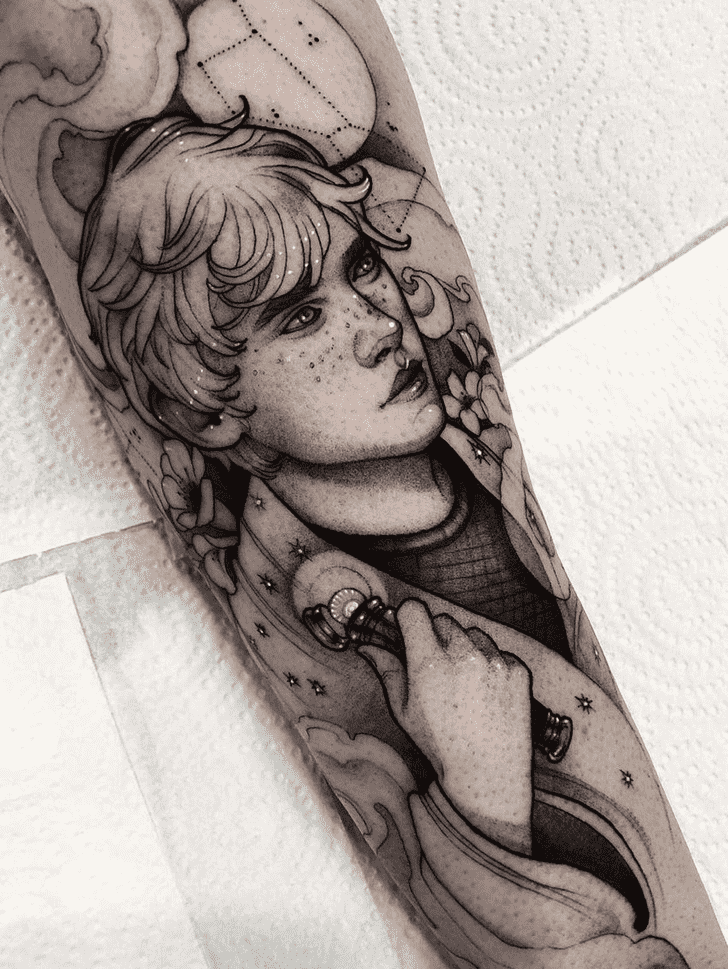 Ron Weasley Tattoo Portrait