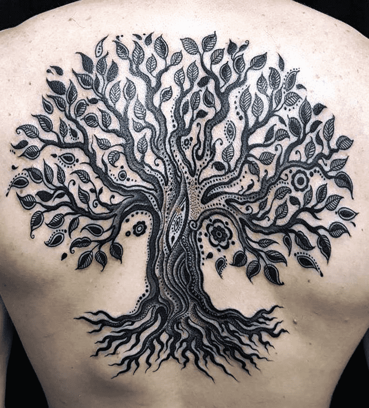 Root Tattoo Shot