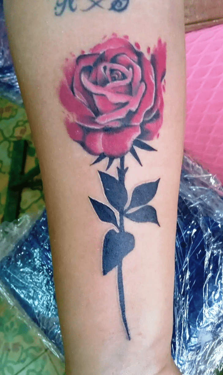 Rose Day Tattoo Shot