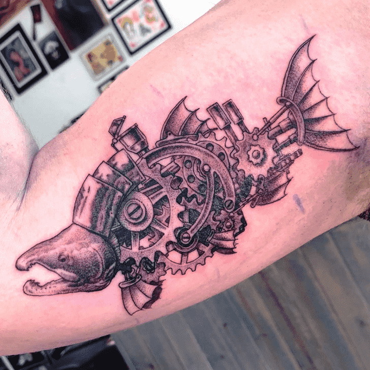 Salmon Fish Tattoo Photo