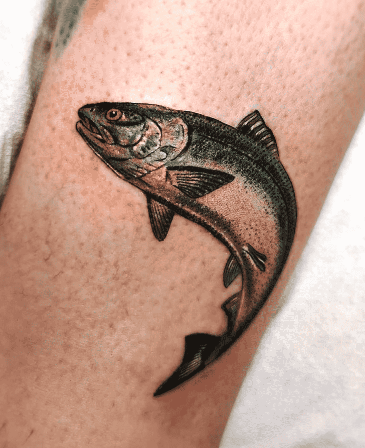 Salmon Fish Tattoo Snapshot