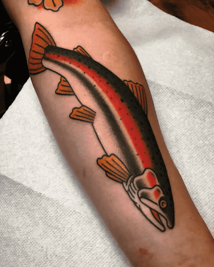 Salmon Fish Tattoo Photograph