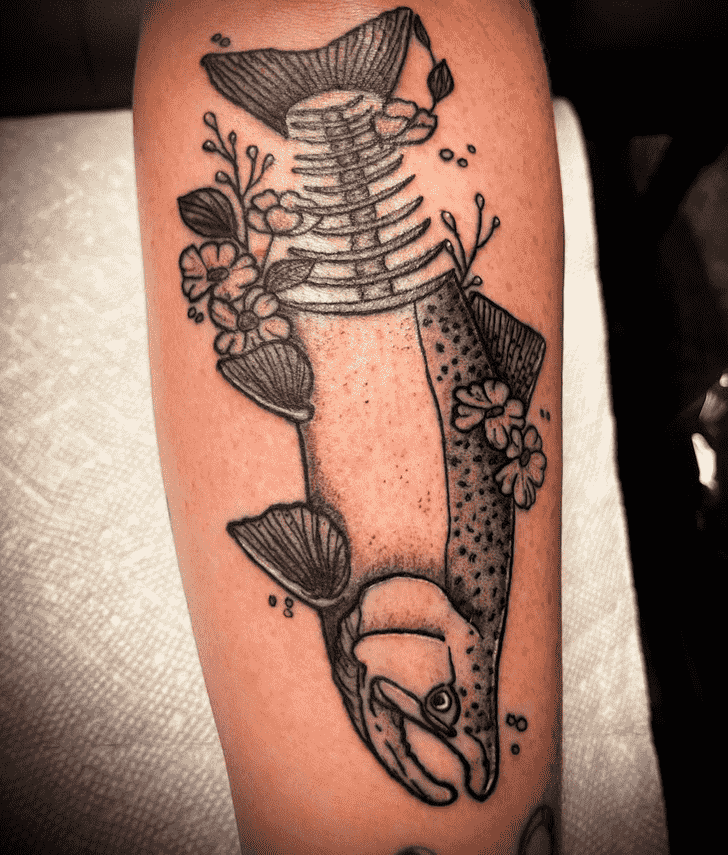 Salmon Fish Tattoo Snapshot