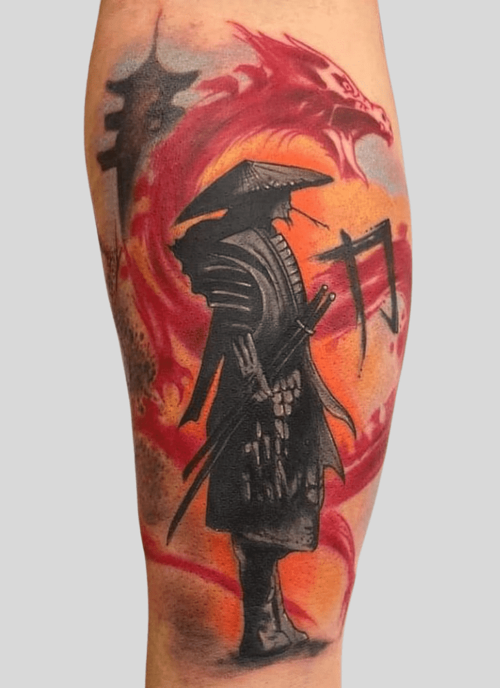 Samurai Tattoo Photograph