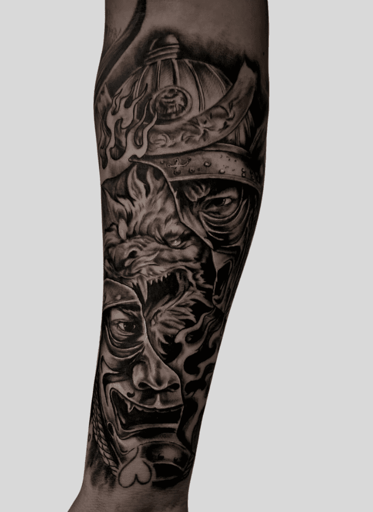 Samurai Tattoo Shot