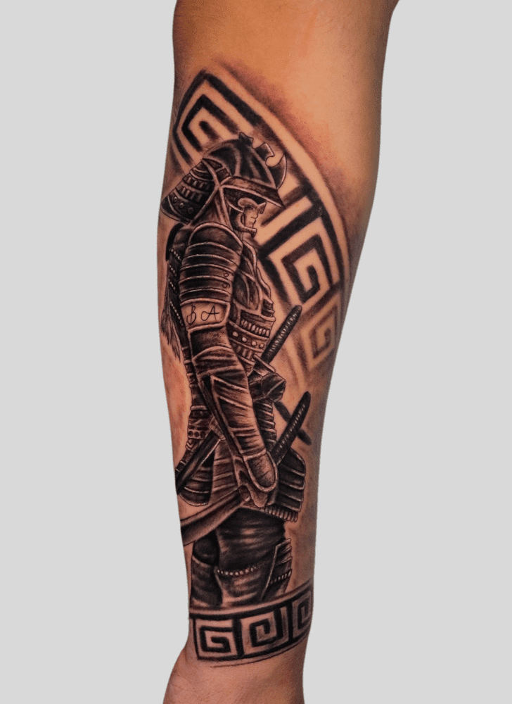 Samurai Tattoo Portrait