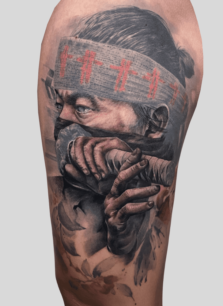 Samurai Tattoo Photograph