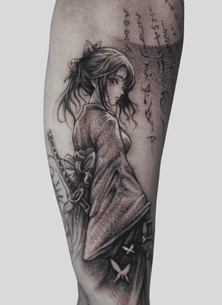 Samurai Tattoo Portrait