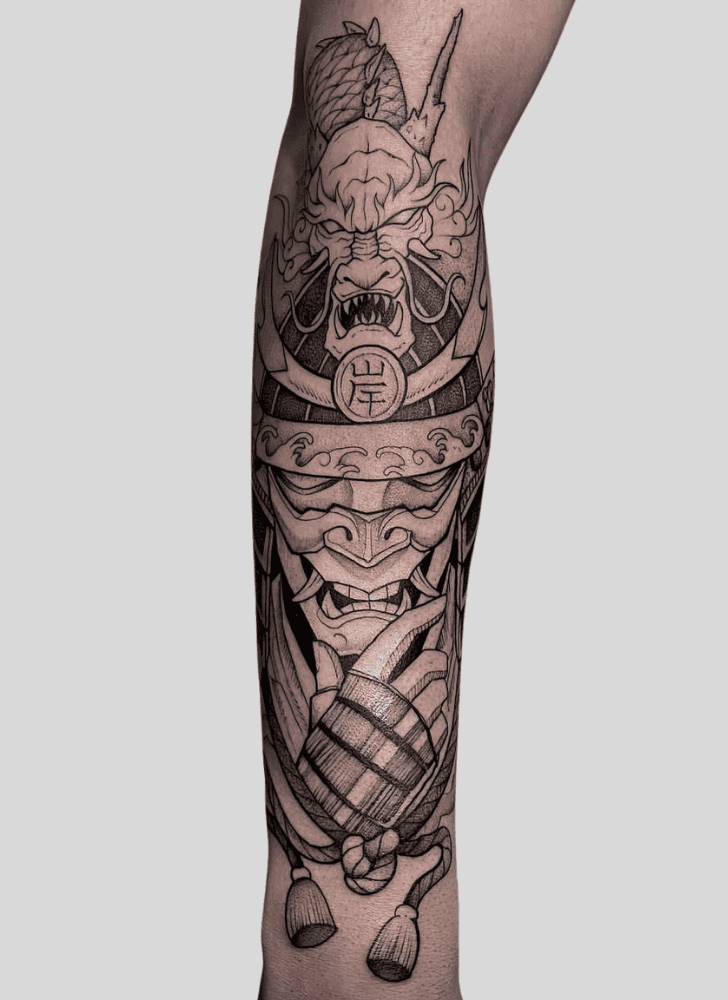 Samurai Tattoo Shot