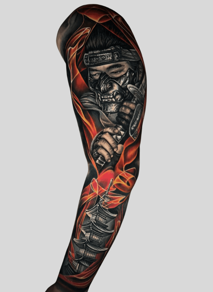 Samurai Tattoo Shot