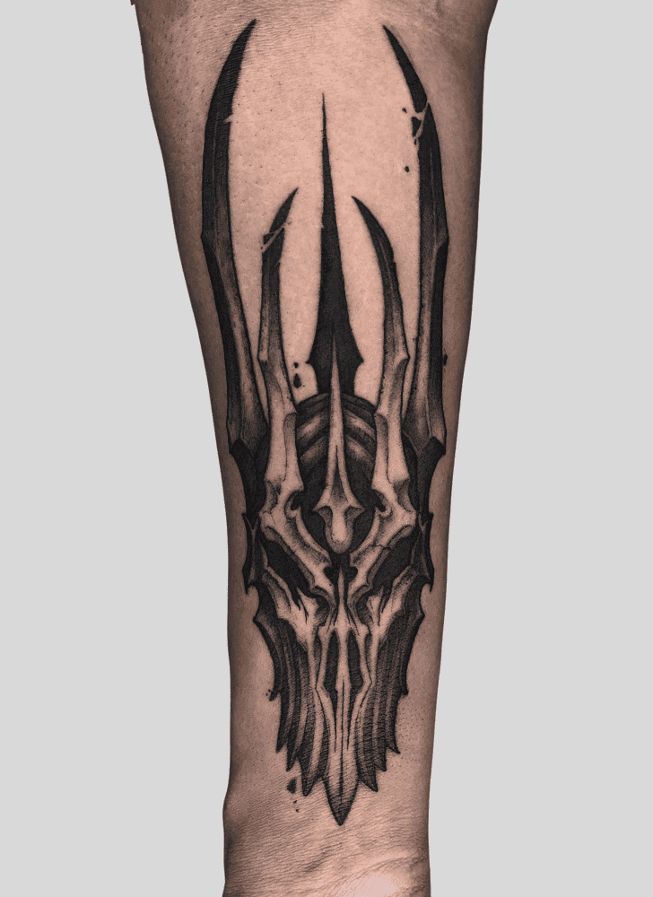 Sauron Tattoo Figure