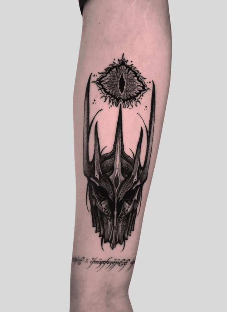 Sauron Tattoo Portrait