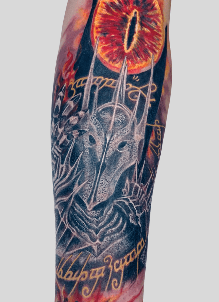 Sauron Tattoo Portrait