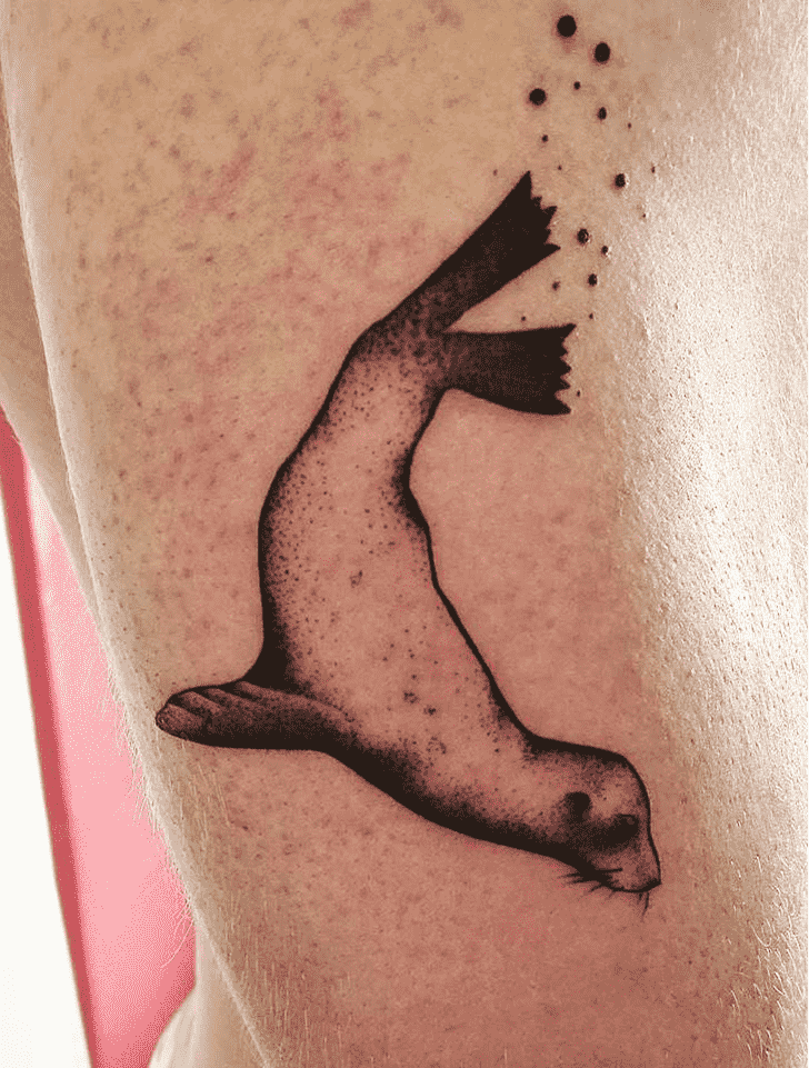 Sea Lion Tattoo Photograph