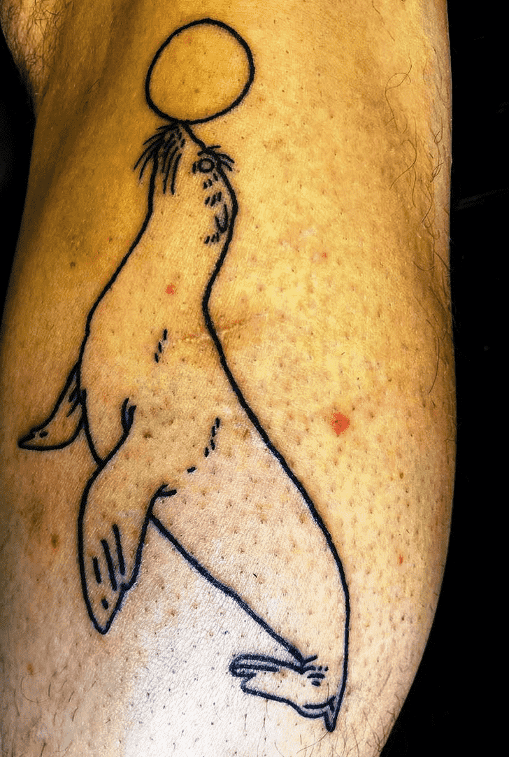 Sea Lion Tattoo Snapshot