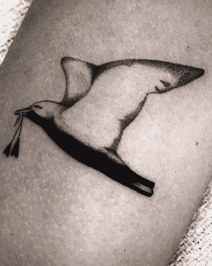 Seagull Tattoo Portrait